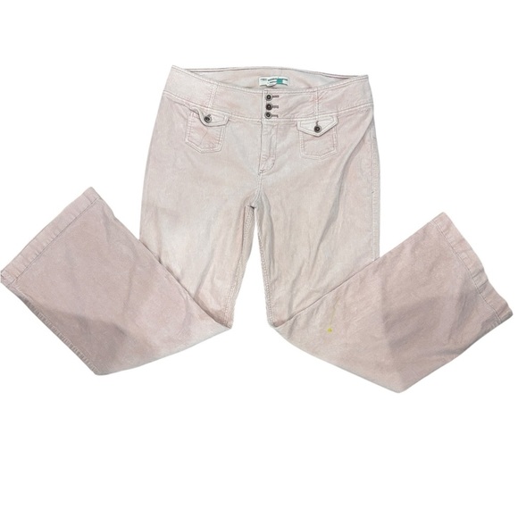 Pilcro and the Letterpress Anthropologie High-Rise Bootcut Corduroy Pink US 16W - Picture 1 of 11